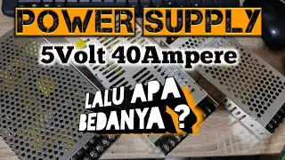 Power Supply 5Volt Untuk Runningtext dan Videotron | Ukuran power supply | Adaptor 5Volt