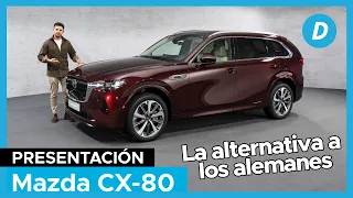 Mazda CX-80 2024: el SUV más premium de Mazda | Toma de contacto | Diariomotor