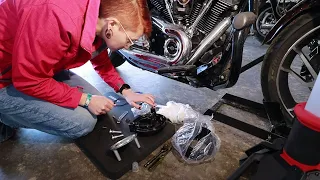 She Installs Arlen Ness Big Sucker Air Filter Kit