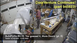 RV-10 Build: 11/07/2021 - More Doors! (pt 5)