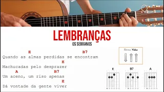 VALSA: Lembranças (Os Serranos) como tocar no violão