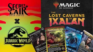 MTG Jurassic World Collection Secret Lair Drop Unboxing!! The Lost Caverns of Ixalan