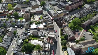 4K Drone Hackney - London- Stoke Newington - Church Street