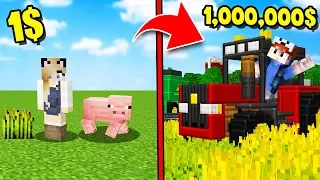 OD NOOB DO PRO FARMERA W MINECRAFT! (Minecraft Symulator Farmy) | Vito i Bella