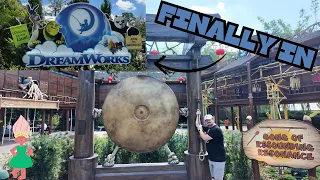We are in DreamWorks Land at Universal Studios!