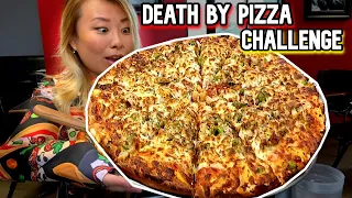 DEATH BY PIZZA EATING CHALLENGE in Boise, Idaho!!! #RainaisCrazy West Side Pizza