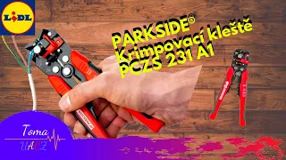 PARKSIDE® Krimpovací kleště PCZS 231 A1!  PARKSIDE® Crimpzangen-Set