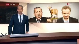 Jan Böhmermann versus Erdogan Schmähkritik Schmähgedicht  (13.04.2016 10vor10)