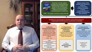 Россинский С.Б. Видео-лекция: «Введение в уголовный процесс». Часть 1