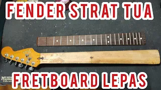 Fender Stratocaster 1983 Fretboard Lepas #bassboifretworks 221