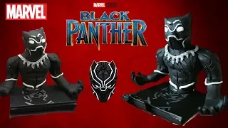 DIY black panther from "marvel's black panther - clay tutorial