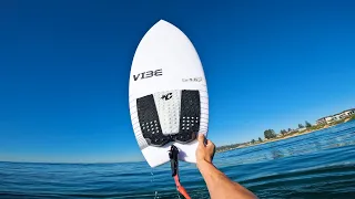 POV SURFING FASTEST NEW BOARD! (GLASSY CONDITIONS)