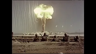 [4k, 60fps,color] (1951) The beauty of horror: Operation Buster–Jangle atomic tests.