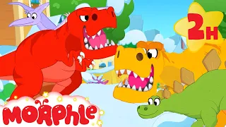 Magic Dino Time Machine (With Special Christmas Episodes!) | Morphle Dinosaurs | Cartoons for Kids