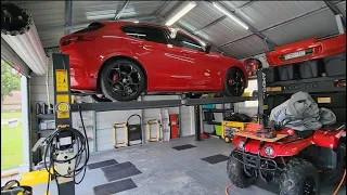 2022 ALFA ROMEO STELVIO VELOCE OIL AND FILTER CHANGE....