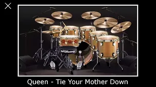 Queen - Tie Your Mother Down (Virtual Drumming Cover)