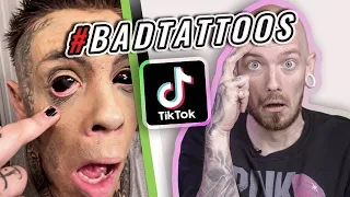 BAD TIKTOK TATTOOS | Tattoo Critiques | Pony Lawson