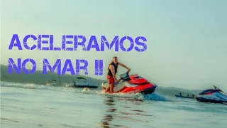 DIA DE ACELERAR NO MAR !! #JETSKI #SEADOO #GTI130