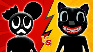 CARTOON MOUSE VS CARTOON CAT Strength Comparison - GarrysMod Sandbox