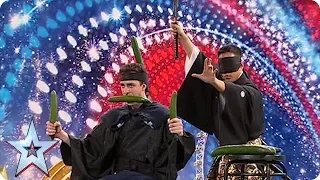 SAMURAI SWORDS AND CUCUMBERS?! | Britain's Got Talent