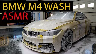 BMW M4 Wash - ASMR style. #ceramiccoating #bmw #m4