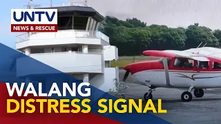 Missing plane sa Isabela, walang ipinadalang distress alert; posibleng problema bago ito lumipad