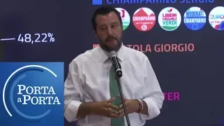 Flat tax: Salvini spinge sul taglio delle tasse - Porta a porta 29/05/2019