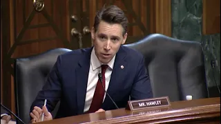 Senator Hawley Questions Judiciary Subcommittee on the Leaked SCOTUS Report