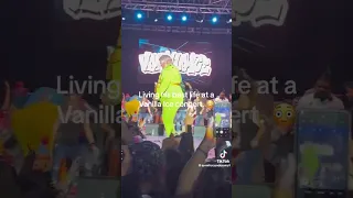 Sam Smith attempts to crowd surf with Vanilla Ice