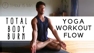 The Total Body Burn Yoga Workout Full Body Flow | Yoga With Tim