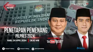 LIVE-BREAKING NEWS Penetapan Pasangan  Presiden dan Wakil Presiden Terpilih 2024