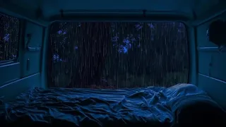 Rain On Car Roof | Beat Insomnia Effortlessly With The Gentle Rain And Thunder Sounds