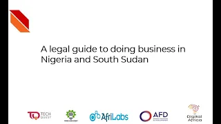FESP Masterclass: Legal guide to doing business in Nigeria and South Sudan