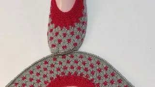 Easy knitting ladies booties / socks / slippers beautiful and comfortable
