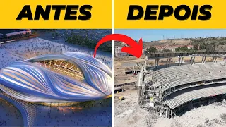 O Que Está Acontecendo Com os Estádios Depois da Copa do Mundo no Catar?!