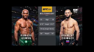 All NEW 😱 Full Fight  Kamaru Usman vs Khamzat Chimaev UFC 294