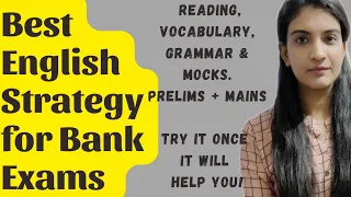 Best English strategy for Bank Exams! (pre+mains) #sbi #ibps #rbi #rrb #banking
