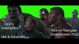 Marvel Avengers GreenScreen pack Free download From Vipin's Collection