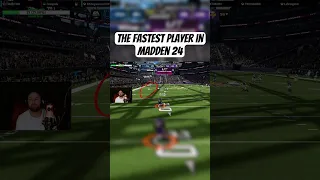 This has to be the fastest player in Madden 24