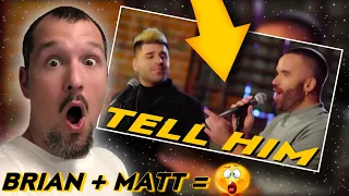 Saucey Reacts | Brian Justin Crum ft. Matt Bloyd - Tell Him | This Is Simply Incredible!