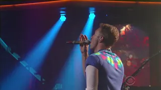 [ LiveVidzz ] Coldplay - Hymn For The Weekend  HD (Live @ The  Late Show 2016)