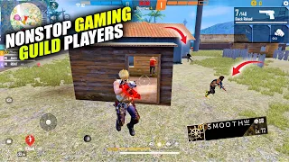 NONSTOP GAMING GUILD PLAYERS VS MY SQUAD - CLASH SQUAD RANKED - GARENA FREE FIRE
