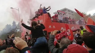 La parade du LOSC dans les rues de Lille pour le titre de Champion de France 2021 !