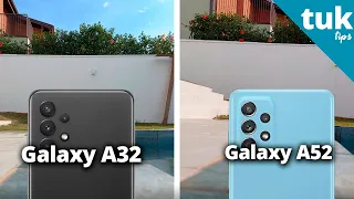 Comparativo de FOTOS - Galaxy A32 vs Galaxy A52 qual MELHOR?
