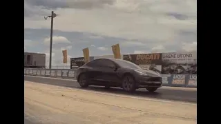 2020 Tesla Model 3 LR with Acceleration Boost vs 2021 Model 3 LR with Acceleration Boost, 1/4 mile