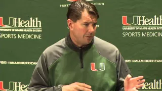 Coach Al Golden National Signing Day - Feb. 4, 2015