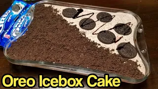 Oreo Icebox Cake | Oreo Cream Delight | Delicious Oreo No Bake Cake | Khalida's Kitchen