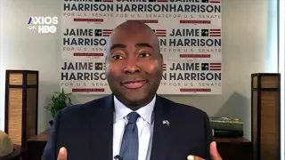 Jaime Harrison goes after Lindsey Graham for flip-flopping on Trump criticism