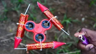 rocket cracker with fidget spinner