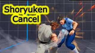 Ryu's new shoryuken cancel into V Trigger 2 (Street Fighter 5 Season 5 Update)